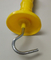 Barrière électrique Accessories Black Yellow de poignée de porte de ferme de la longueur 165mm